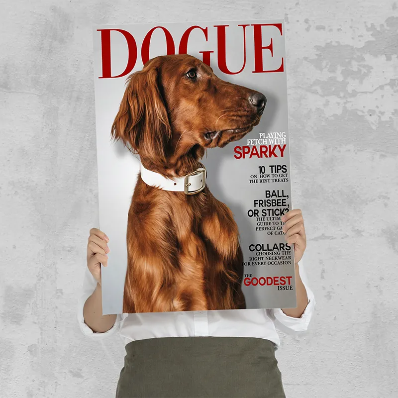 🔥NEU Magazin-Portrait für Hunde